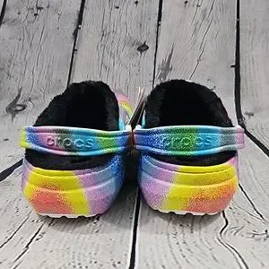 Crocs Classic Lined Spray Dye Men\'s Multi-Color Clogs Size 10 (Women\'s 12) CROCS | Shoes | Crocs Classic Lined Spray Dye Mens  main image 4